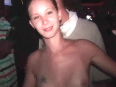 Group Of Hot Babes Showing Off Their Tits At The Club