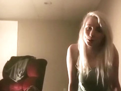 Fabulous exclusive blonde, small tits, teen porn scene