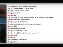 Deutsche Fotze (28) auf Omegle