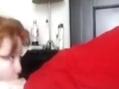 Redhead Wife Has Oral Sex
