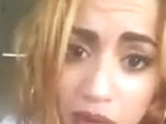 cute american girl gets comfy