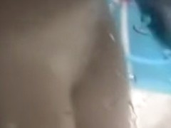 Beach cabin filled with nude tits and amateur pussies