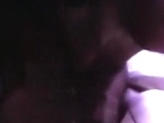 Ebony american girl sucks and rides her white bf pov