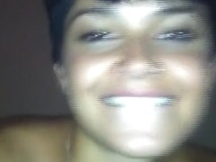 Tanned Honey Plays With Strapon