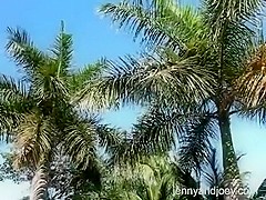 blowing husbands hard weenie outdoors until this guy discharges a massive load