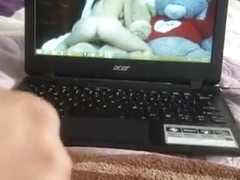Webcam sex with hot chick.. she fucks 2 bteddy bears for me..