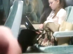 I love Girls watching me Flash Cock on public Train ride