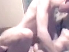 Man fucks his blonde girlfriend hard