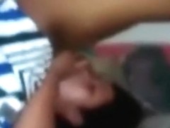 Dude tapes a friend fucking his asian gf on the floor ending with a creampie