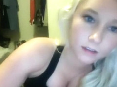 Sexy Blonde Teen Flashes Tits And Pussy