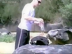 daddy and son at the beach-part1