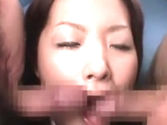 Hottest Japanese whore in Incredible Group Sex, Blowjob JAV clip