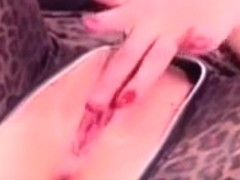 Web Camera doxy with soaked pink cookie