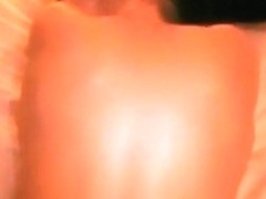 Skinny blonde sucks cock and has anal doggystyle sex with condom