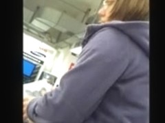 nice black upskirt of milf