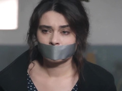 Turkish Actress Yagmur Sahbazova Tape Gagged Again