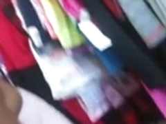 Sexy ebony milf tight romper creepshot