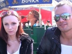 Margot in slut gets her twat slammed in an outdoor sex vid