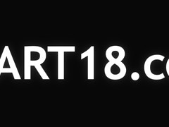 Incredible honey rubbing bald slit