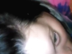 My gal engulfing my knob..this babe can't live without to read comments