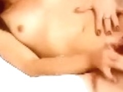 Playing with a dildo on webcam