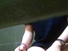 Toilet Spying. Short clip.