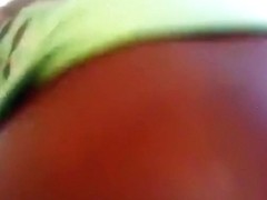 Ebony couple pov doggystyle and cowgirl sex with condom in the bedroom