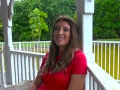 Nasty brunette girl Sabrina Paige