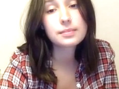 Nice ass and tits shown by teen on webcam