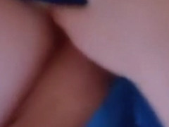 amateur girlfriend ball gagged - anal and facial