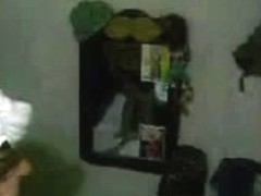 Espiando despues de la ducha