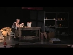 Public sex on a stage of a theatre as people watch