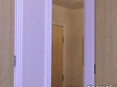 Hairy girlfriend in lingerie banged pov