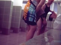 Hidden cameras in public pool showers 862