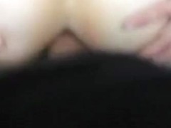 Closeup quickie ends with my sperm on her ass