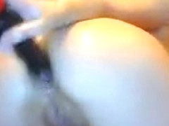 Fisting fetish babe gaping butt fisted