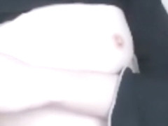 CUTE GIRL RUBS SMALL TITS