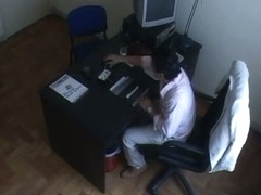 Voyeur vid with secretary