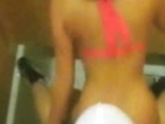 Amateur couple fuck in public cabin