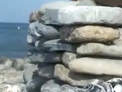 Couple onBeach thinks they are Alone By TROC