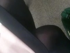 Sexy Lady POV Black Pantyhose