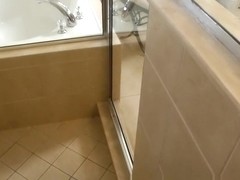 Amazing Homemade record with Shower, Masturbation scenes