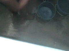 basanti bhabi bathing cloths removing