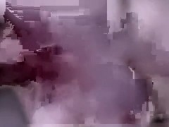 Blowing and facializing my wife