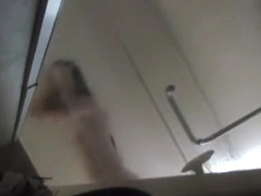 cute Singaporean girl showering