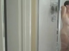 Spying On A Mature Mom In The Shower