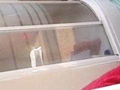 my gf orgasm in shower with dildo