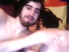 Horny babe licks BFs asshole