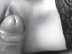 Big titted slut in stockings pov fuck