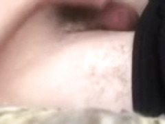 Solejob from girlfriend with huge cumshot